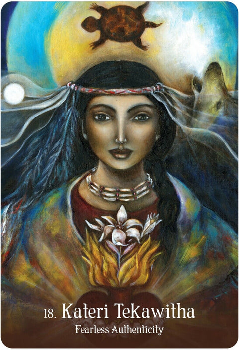 Sacred Mothers And Goddesses Oracle Cards Deck And Book Set Blue Angel With Bag