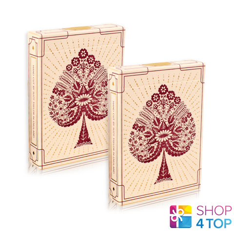 2 Papercuts Decks Playing Cards Art Of Play Magic Tricks Poker USa Taylor NEW