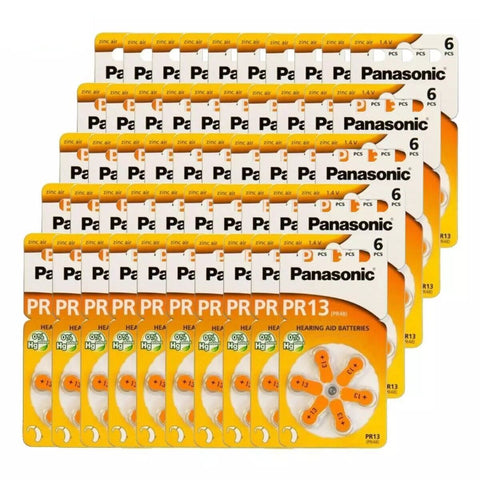 300 Panasonic Pr13 Pr48 Hearing Aid Batteries 1.4V Zinc Air No Mercury 2027