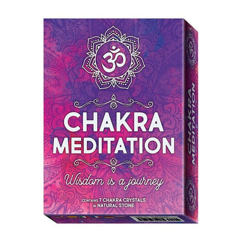 Chakra Meditation 7 Crystals And Mandala Board Telling Lo Scarabeo Bag NEW