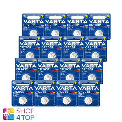 16 Varta Cr2032 Lithium Batteries 3V Coin Cell Button Dl2032 Exp 2033 NEW