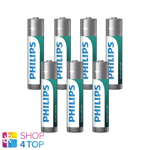 7 Philips Industrial Alkaline Aaa Batteries Lr03 Micro Battery Exp 2033 NEW