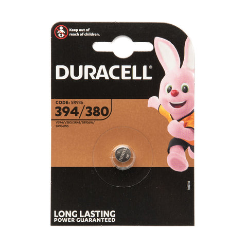 10 Duracell 394 380 Batteries Silver Sr936W 1.55V Watch Battery NEW