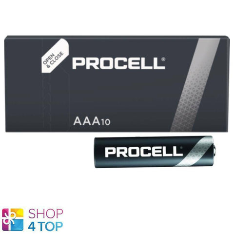 10 Duracell Procell Aaa Alkaline Profession Lr03 Batteries 1.5V Exp 2033 NEW