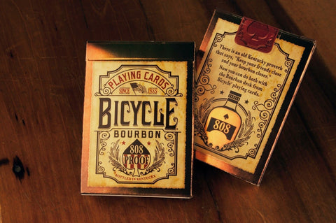 4 Decks Bicycle Bourbon 808 Proof Playing Cards Kentucky Whiskey Made In USa NEW