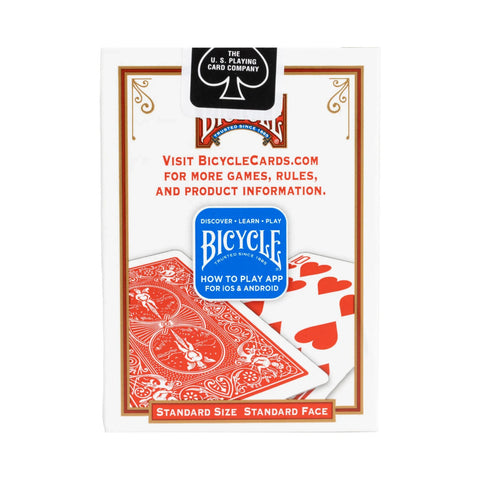 2 Decks Bicycle Rider Back Standard Index Playing Cards 1 Red 1 Blue USpcc NEW