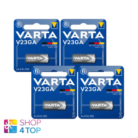 4 Varta V23Ga 8Lr932 Alkaline Battery 23A 4223 12V 50Mah 1Bl NEW