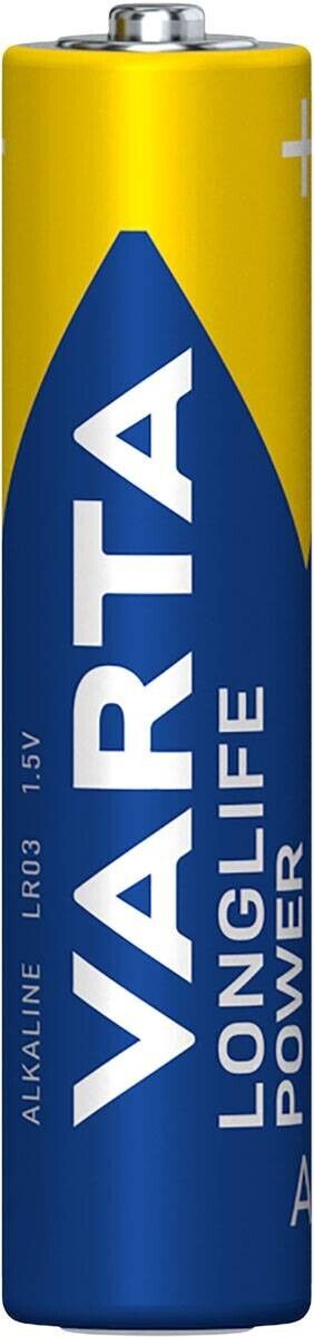 10 Varta Longlife Power Alkaline Aaa Lr03 4903 Batteries 1.5V Micro Mn2400 NEW