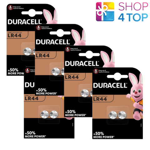 10 Duracell Alkaline Lr44 A76 Batteries 1.5V G13 Ag13 Exp 2029 NEW