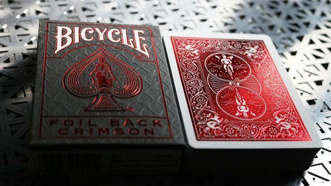 4x Bicycle MetalLuxe Foil Playing Cards - 2 Red 2 Blue Rider Back Decks USA