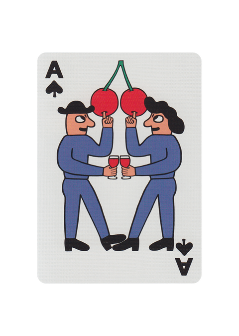 2 Henry And Sally 1 Blue 1 Red Decks Playing Cards Magic Art Of Play Aop010