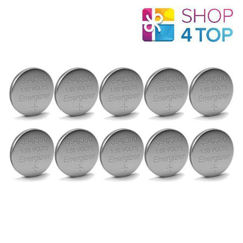 10 Energizer 394 380 Sr936Sw Batteries Silver 1.55V Watch Battery
