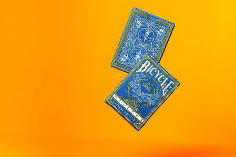 2 Decks Bicycle Masters Legacy Blue Playing Cards Limited Magic Tricks Rider NEW