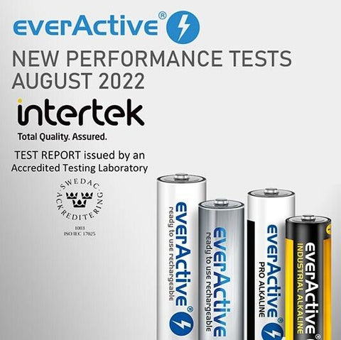 4 Everactive Silver Line Aaa Lr03 Rechargeable Batteries Blister Nimh 1.2V NEW
