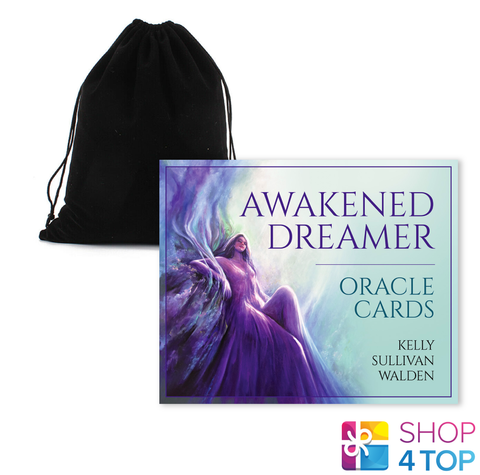 Awakened Dreamer Oracle Cards Deck And A Bag Blue Angel Walden Esoteric NEW