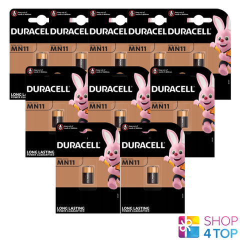 10 Duracell Alkaline Mn11 A11 Batteries 6V 11A E11A Gp-11A Gp11A Exp 2028 NEW