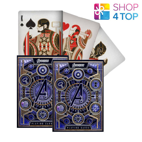 2 Avengers The Infinity Saga Theory 11 Playing Cards Deck Marvel Magic Trick NEW