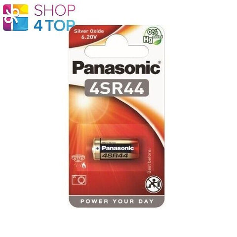Panasonic 4Sr44 Silver Oxide Battery 6.2V 544 Px28 4G13 4Lr44 1Bl NEW