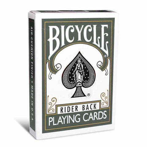 4 Bicycle Rider Back Grey Playing Cards Deck Magic Tricks Poker Made In USa NEW