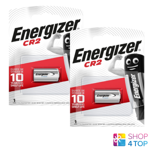 2 Energizer Cr2 Lithium Battery 3V Elcr2 Cr17355 1Cr2 Dlcr2 1Bl Exp 2033 NEW