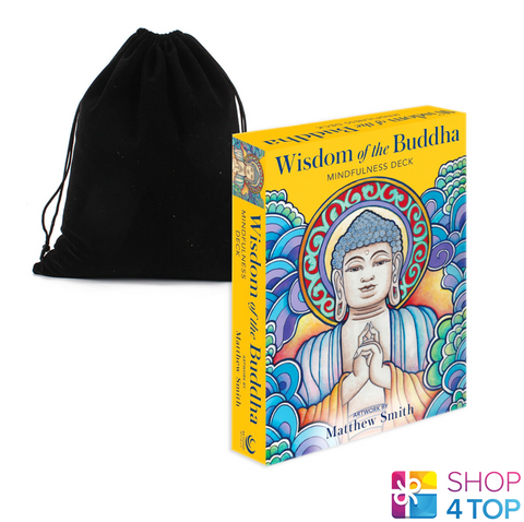 Wisdom Of The Buddha Mindfulness Cards Deck Bag Beyond Words Esoteric Smith NEW