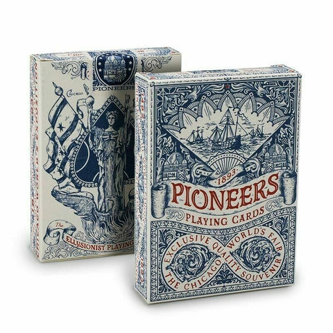 2 Decks Pioneers Red Blue Playing Cards Ellusionist 1893 High Quality Poker NEW