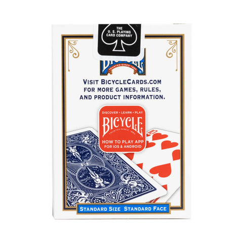 2 Decks Bicycle Rider Back Standard Index Playing Cards 1 Red 1 Blue USpcc NEW