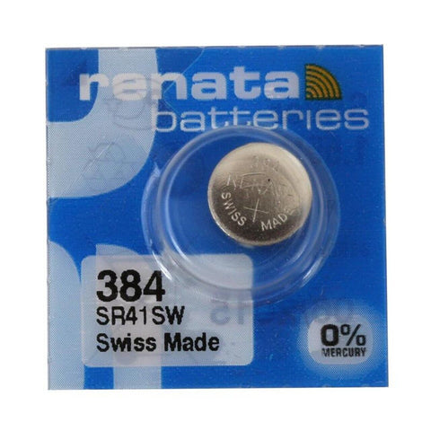 3 Renata 384 Silver Oxide Batteries 1.55V Cell Button Coin Sr41Sw Expiry 2025