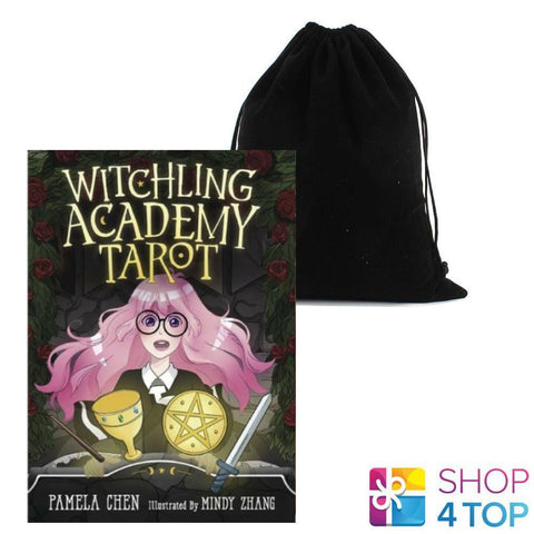 Witchling Academy Tarot Cards Deck Llewellyn Pamela Chen Mindy Zhang And Bag NEW