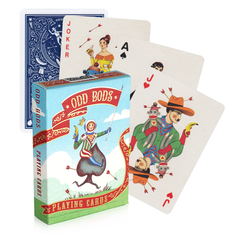 2 Odd Bods Decks Playing Cards Art Of Play Magic Tricks Poker USa Different NEW