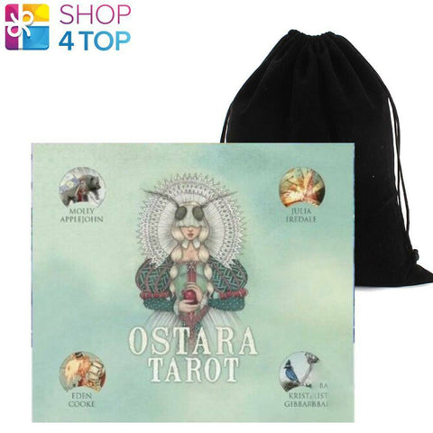 Ostara Tarot Cards Deck Schiffer Publishing Esoteric Julia Iredale And Bag NEW