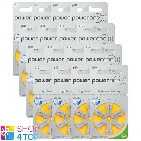 96 Power One Varta Size 10 Pr70 Hearing Aid Batteries 1.45V Zinc Air 2027 NEW