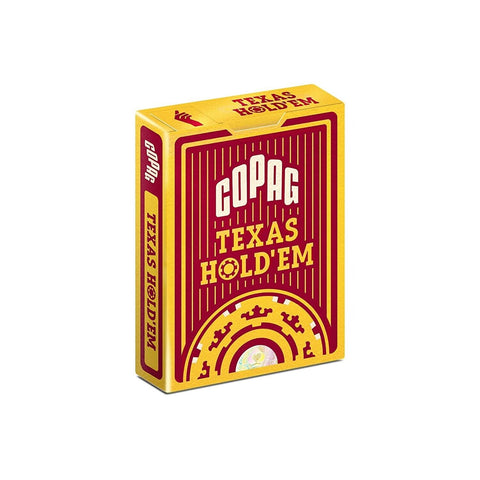 2 Decks Copag Texas Hold'Em 100% Plastic Jumbo Index Poker Cards 1 Black 1 Red