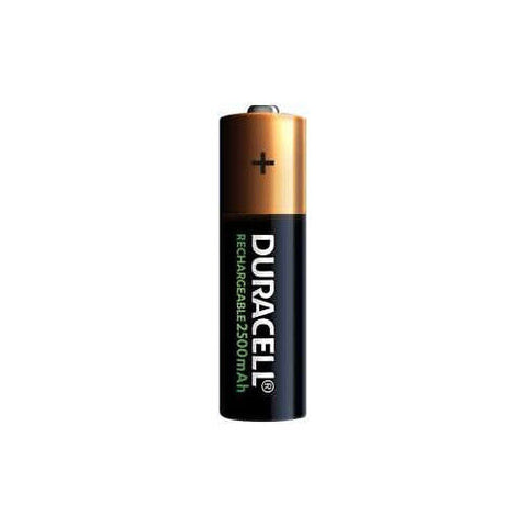 2 Duracell Aa Rechargeable 2500Mah Batteries 1.2V Hr6 Nimh 2Bl Mignon Stilo NEW