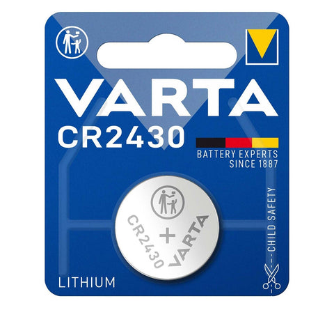 Varta Cr2430 Lithium Batteries 3V Coin Cell Button Dl2430 E-Cr2430 Exp 2033 1Bl