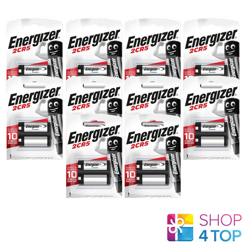 10 Energizer 2Cr5 Lithium Batteries 6V Dl245 Photo Camera Exp 2033 NEW