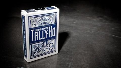 2 Decks Bicycle Tally Ho Fan Back Playing Cards Standard Index 1 Red 1 Blue NEW