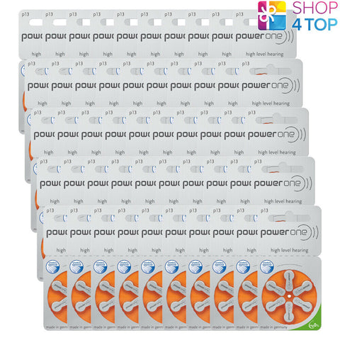 300 Power One Varta 13 Pr48 Hearing Aid Batteries 1.45V Zinc Air NEW