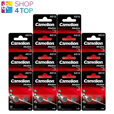 28 Camelion Lr1142 Alkaline Batteries Lr43 186 Ag12 1.5V 386/301 Exp2024 2Bl NEW