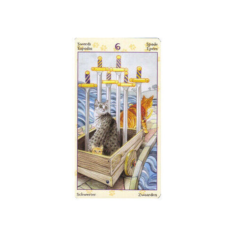 Tarot Of Pagan Cats Mini Deck Cards Magdelina Messina Lo Scarabeo With Bag NEW