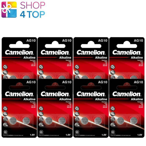 16 Camelion Lr1130 Alkaline Batteries Lr54 389 Ag10 V10Ga 1.5V 2Bl 2027 NEW