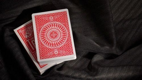 2 Decks Bicycle Tally Ho Circle Playing Cards Standard Index Linoid 1 Red 1 Blue