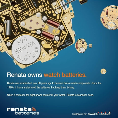 2 Renata 397 396 Sr726Sw Batteries Silver 1.55V Watch Battery 10Bl Made In Swiss