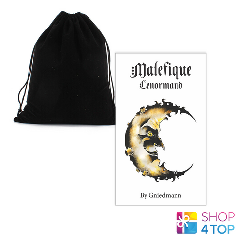 Malefique Lenormand Cards Deck And Bag US Games Systems Esoteric Gniedmann NEW