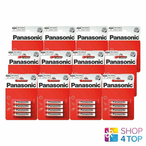 48 Panasonic Zinc Carbon Aaa Lr03 Batteries Blister 1.5V Micro Mn2400 E92 2026