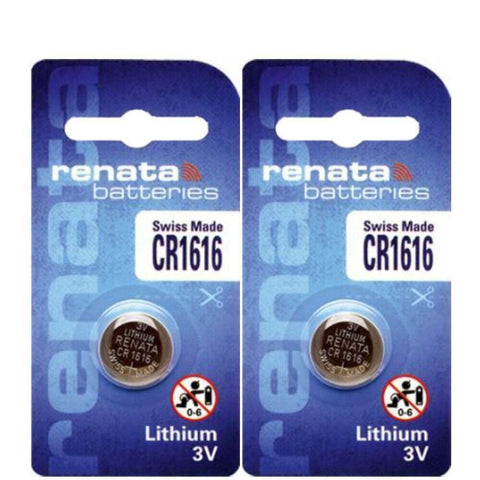 2 Renata Cr1616 Lithium Batteries 3V Cell Coin Button 280-209 Exp 1Bl 2029