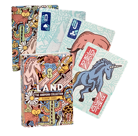 Land Deck The Harmony Collection Playing Cards Magic USa Art Of Play Aop020