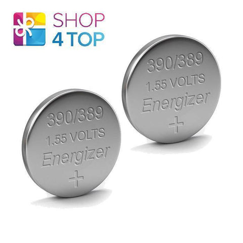 2 Energizer 390 389 Sr521Sw Batteries Silver 1.55V Watch Battery NEW