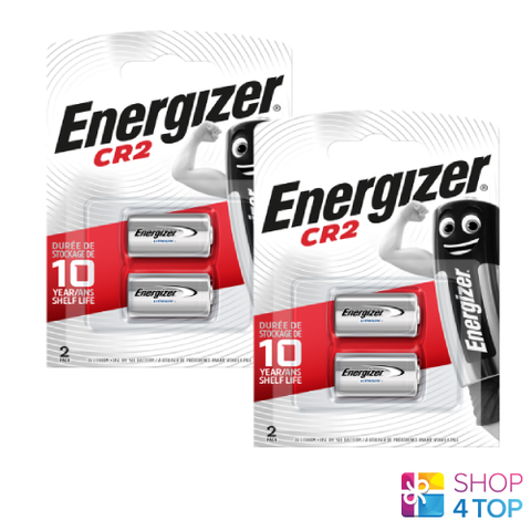4 Energizer Cr2 Lithium Battery 3V Elcr2 Cr17355 1Cr2 Dlcr2 2Bl Exp 2028 NEW