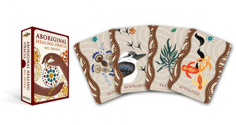 Aboriginal Healing Oracle Cards Deck Rockpool Esoteric Mel Brown With Bag NEW